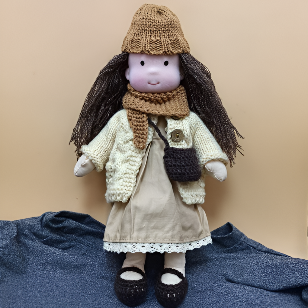 Glevato | Waldorf Cuddly Doll with Knitted Sweater
