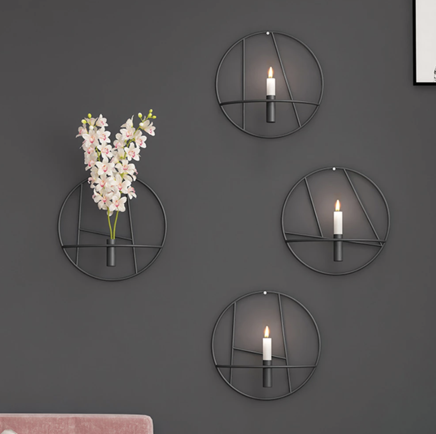 Glevato | WallAura - Ryder Candle Holder and Vase Combination