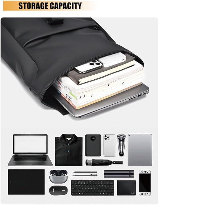 Glevato | Waterproof Travel & Commuter Backpack – USB, Lightweight & Spacious