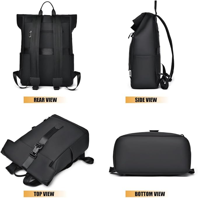 Glevato | Waterproof Travel & Commuter Backpack – USB, Lightweight & Spacious