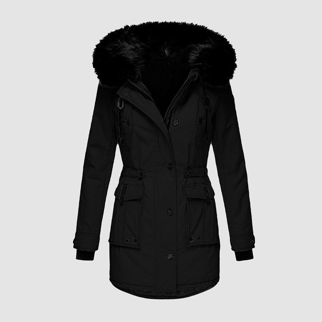 Glevato - Waterproof Winter Jacket with Hood for Women
