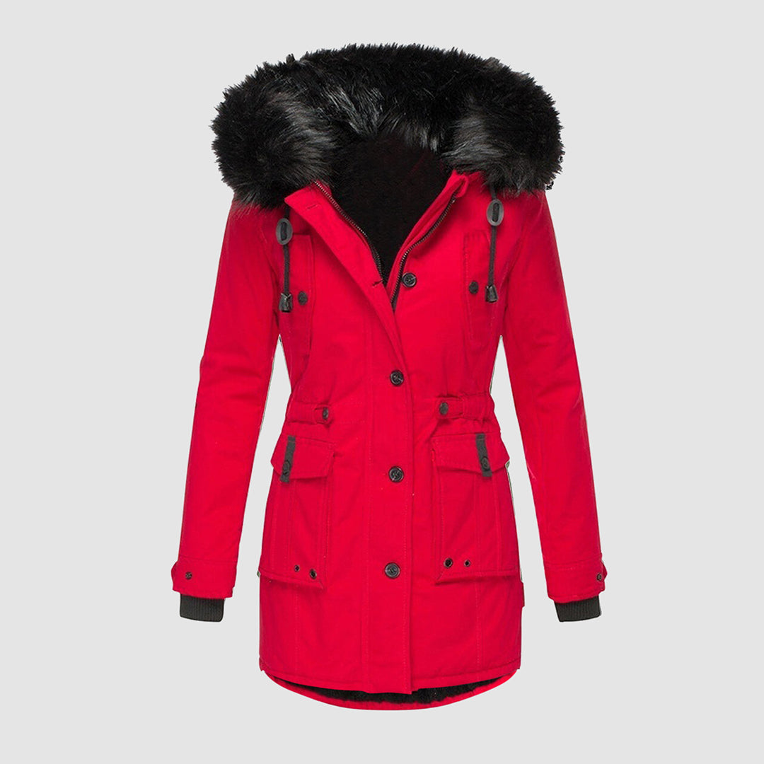 Glevato - Waterproof Winter Jacket with Hood for Women
