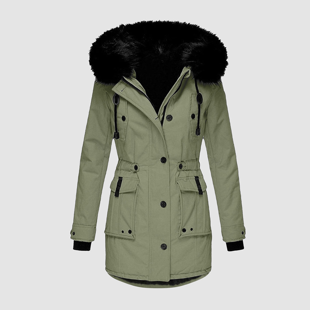 Glevato - Waterproof Winter Jacket with Hood for Women