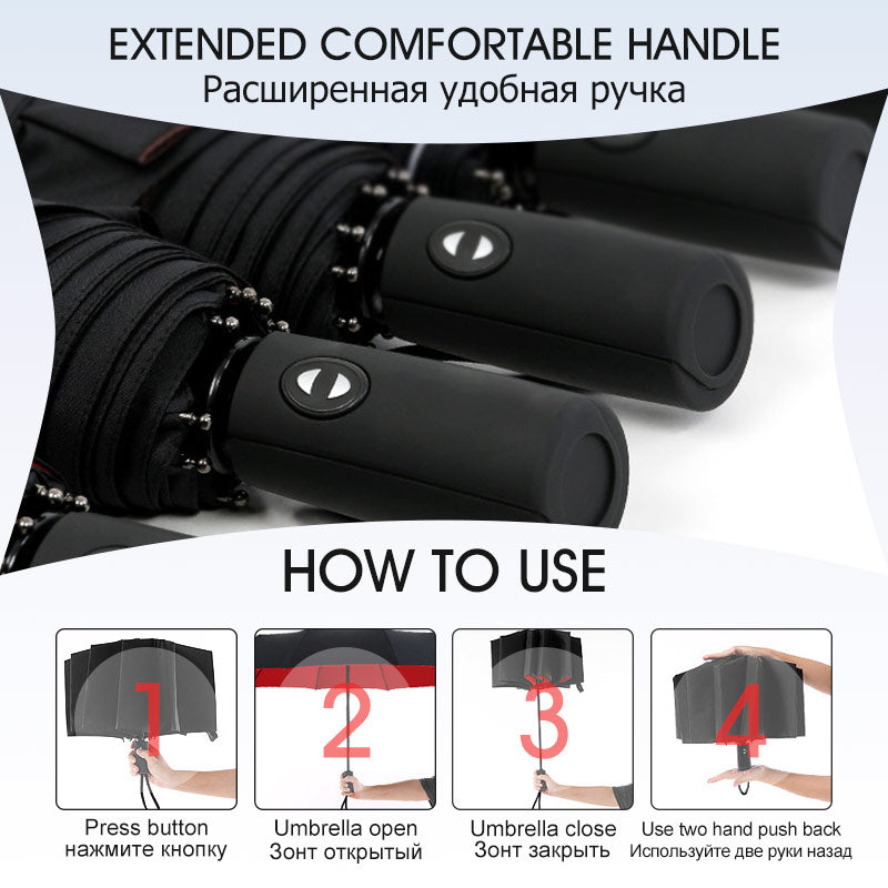 Glevato | Windproof Storm Umbrella - The Umbrella That Withstands Any Storm