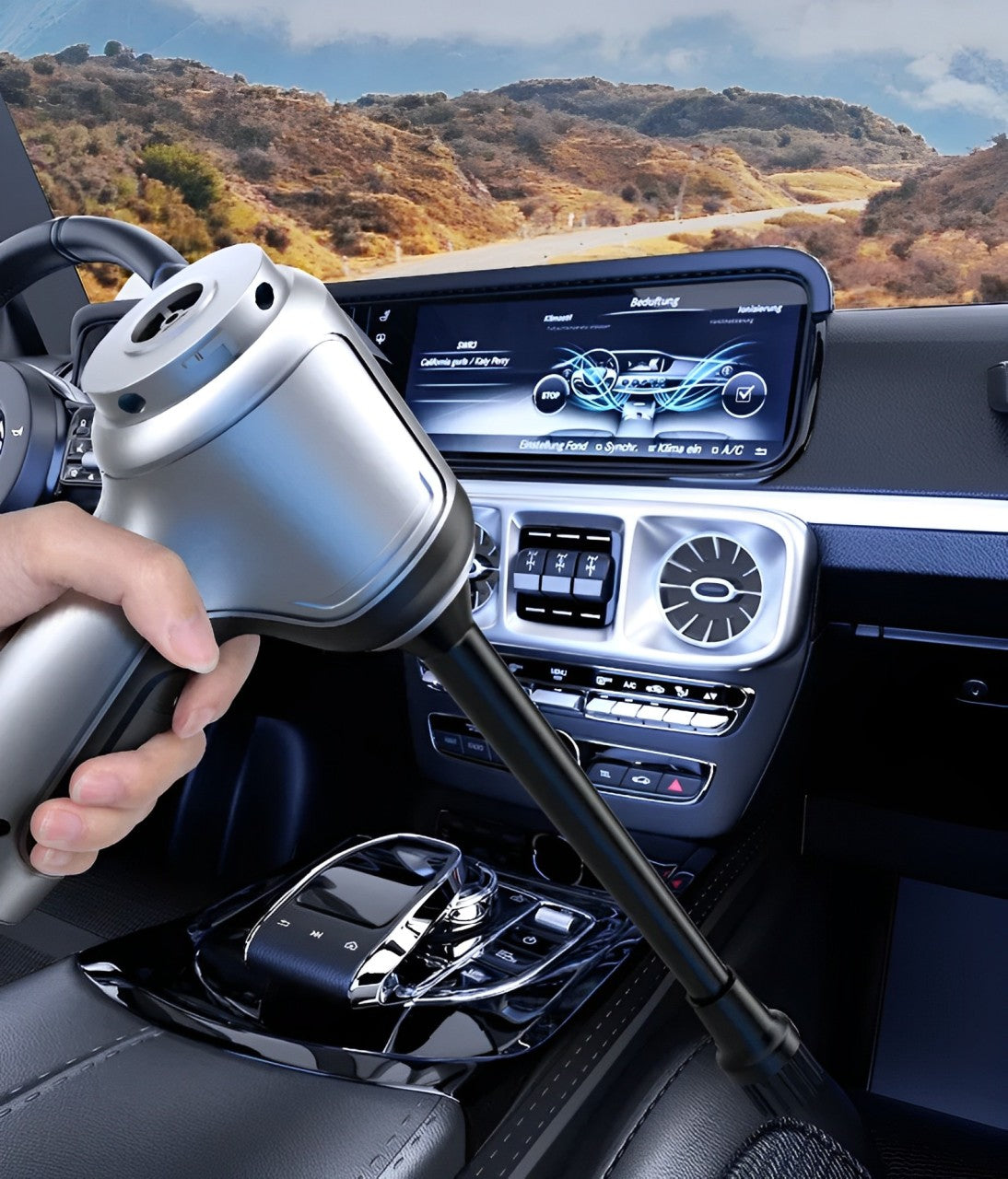 Glevato | Wireless Car Vacuum Cleaner with 95000PA Suction Power – Lightweight & Silent