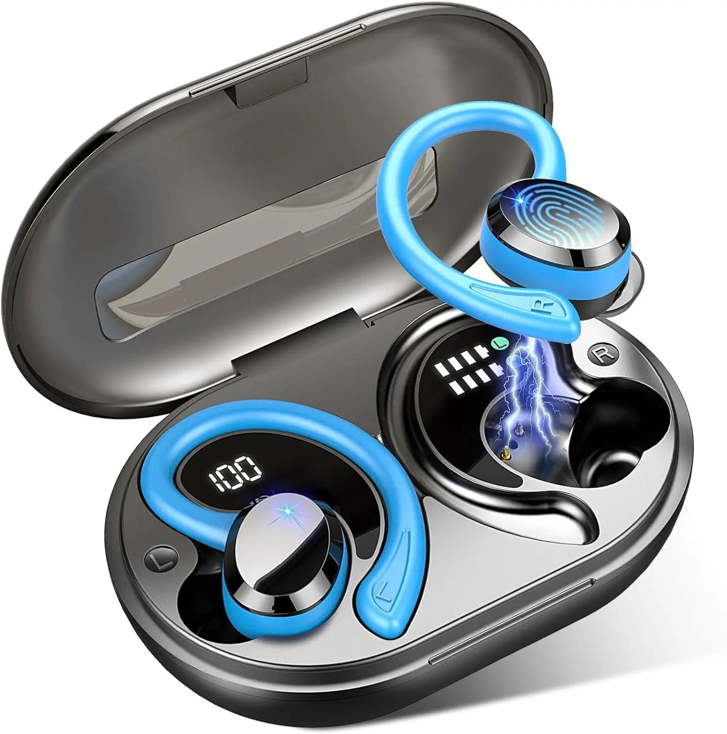 Glevato | Wireless Earbuds with Long Battery Life – SecureFit – (Buy 1 Get 1 Free)