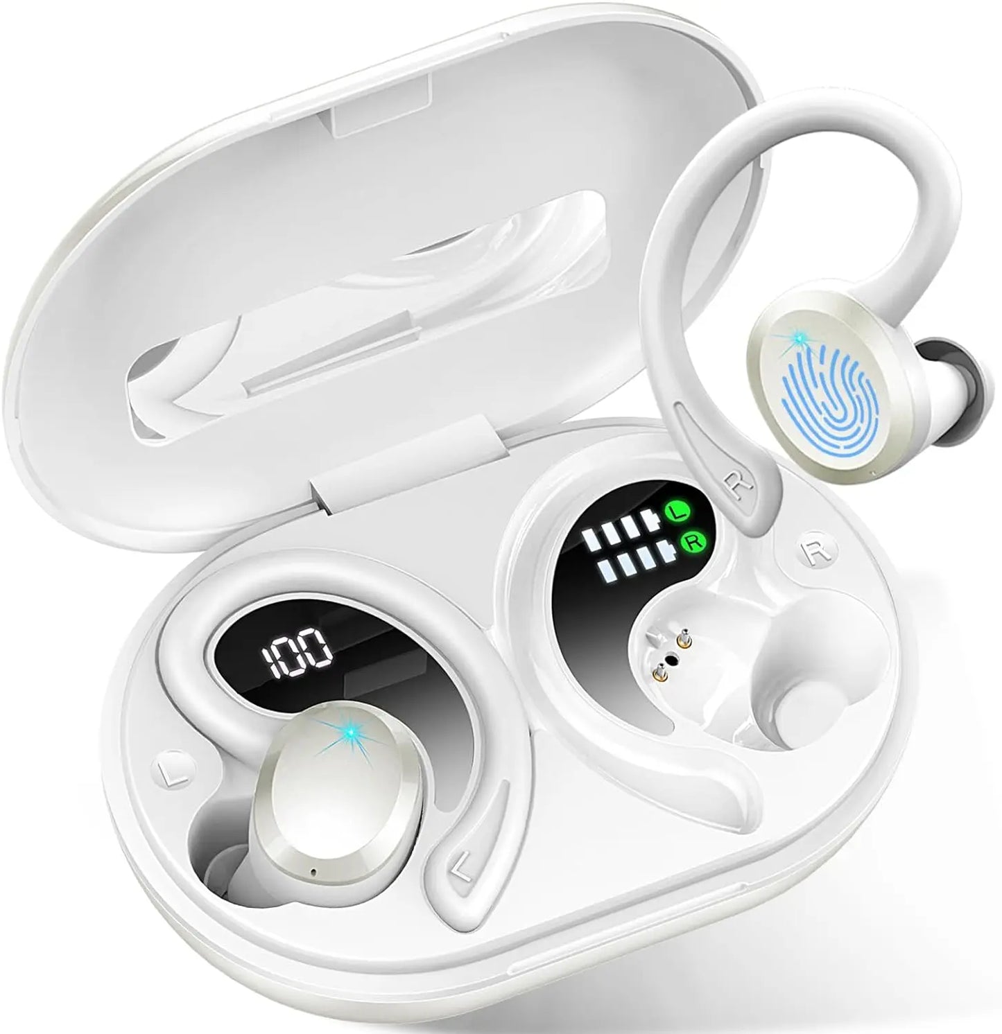 Glevato | Wireless Earbuds with Long Battery Life – SecureFit – (Buy 1 Get 1 Free)