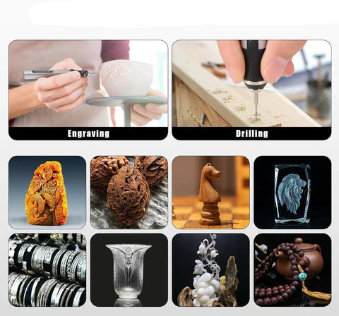 Glevato | Wireless Engraving Pen – Perfect for 50+ Surfaces & DIY Projects