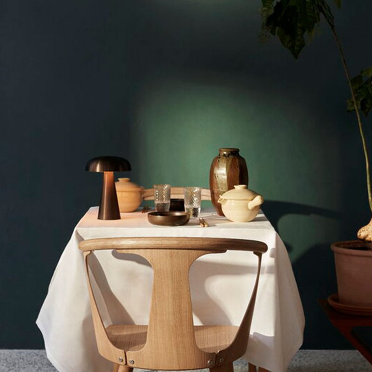 Glevato | Wireless Table Lamp | Rechargeable Mushroom Design