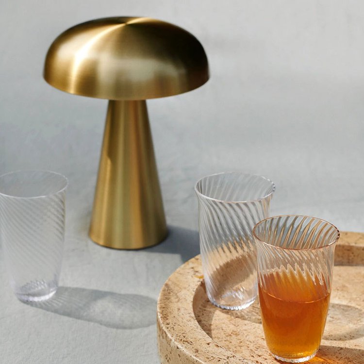 Glevato | Wireless Table Lamp | Rechargeable Mushroom Design