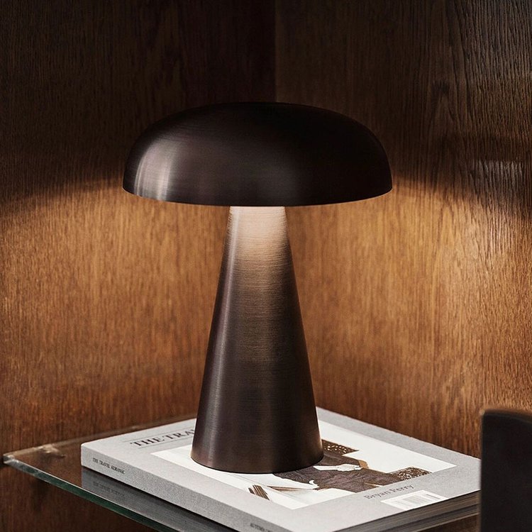 Glevato | Wireless Table Lamp | Rechargeable Mushroom Design