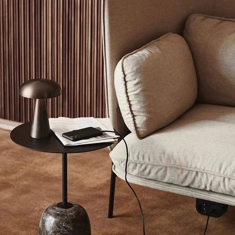 Glevato | Wireless Table Lamp | Rechargeable Mushroom Design