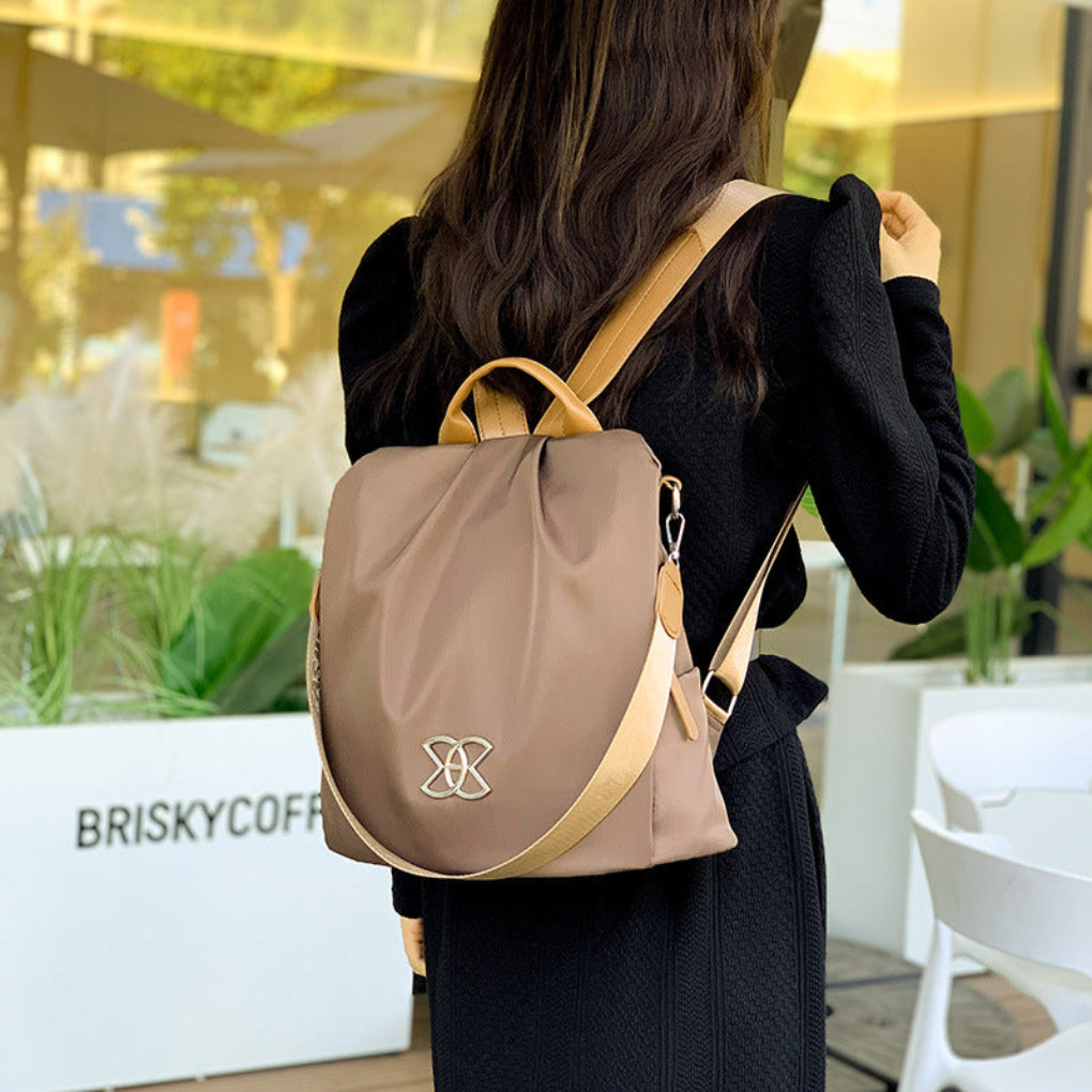 Glevato | Women's Anti-Theft Backpack Bag Ruched