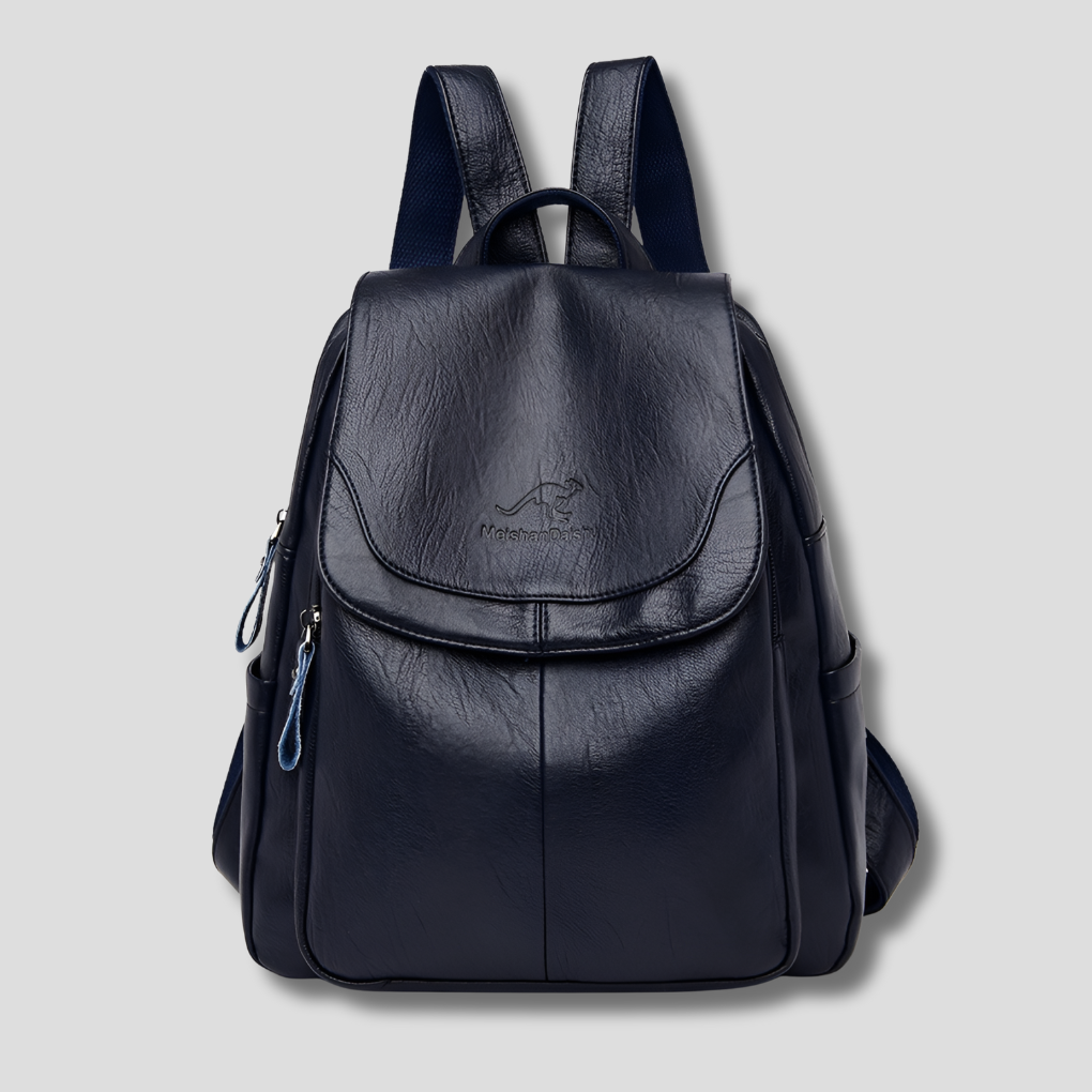 Glevato | Women's Anti-Theft Backpack with Embossed Detail