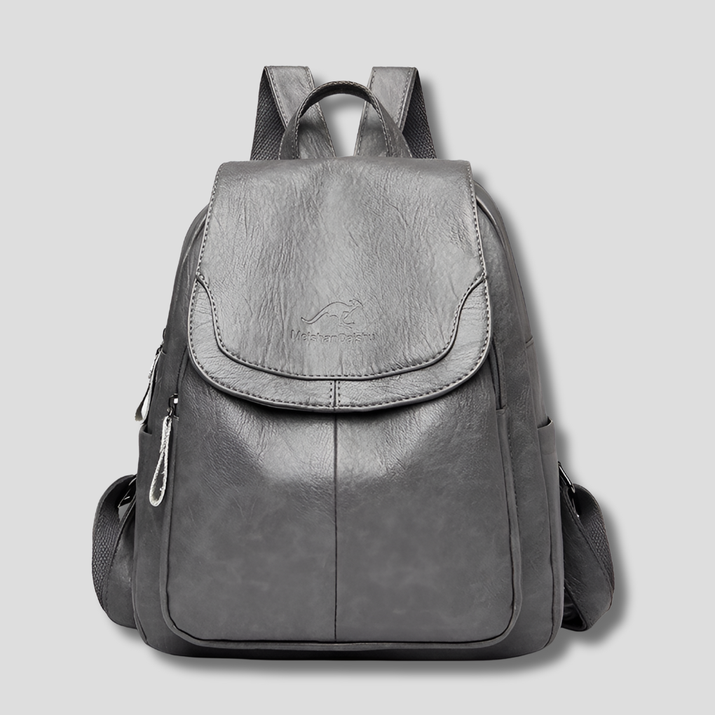 Glevato | Women's Anti-Theft Backpack with Embossed Detail