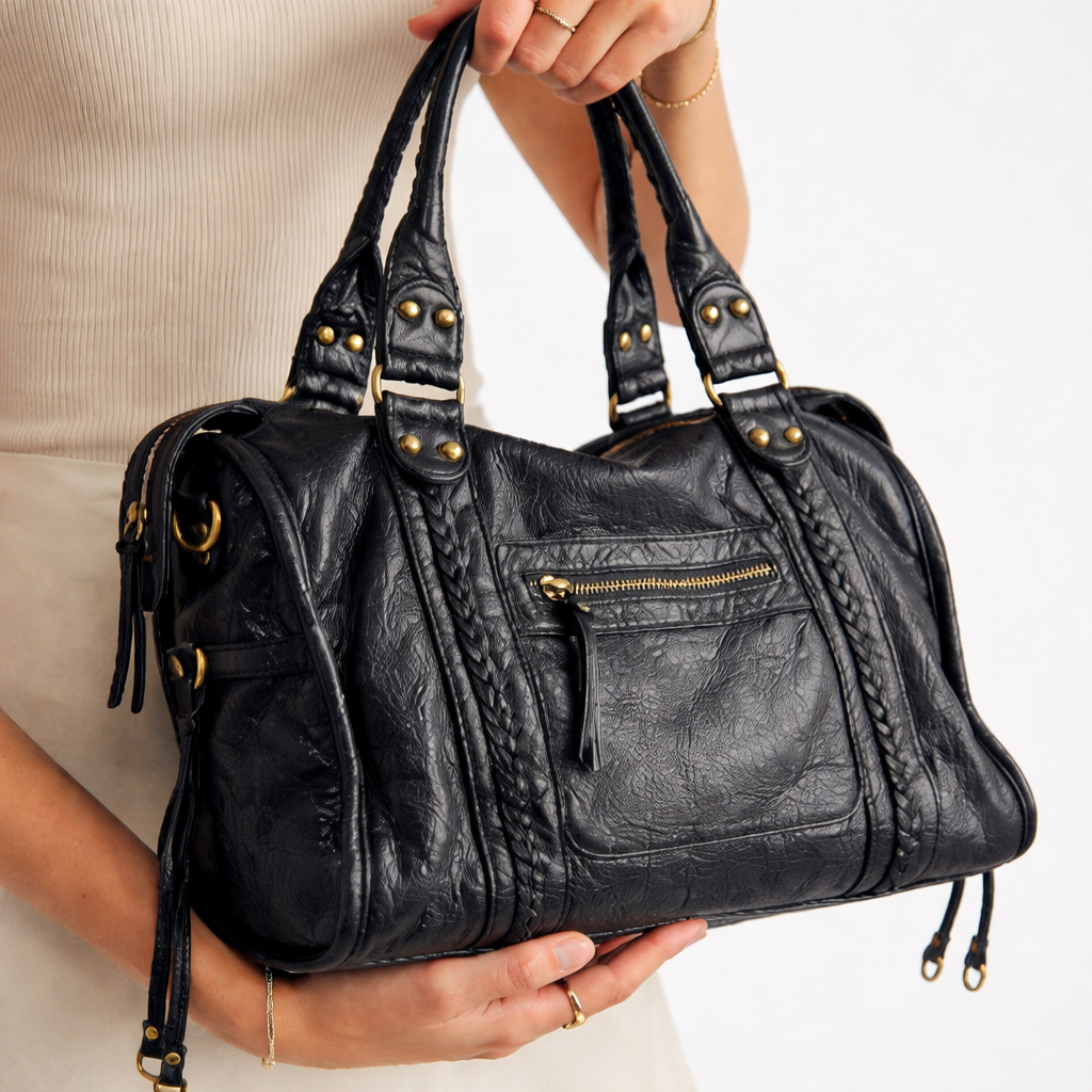 Glevato | Women's Braided Shoulder Bag