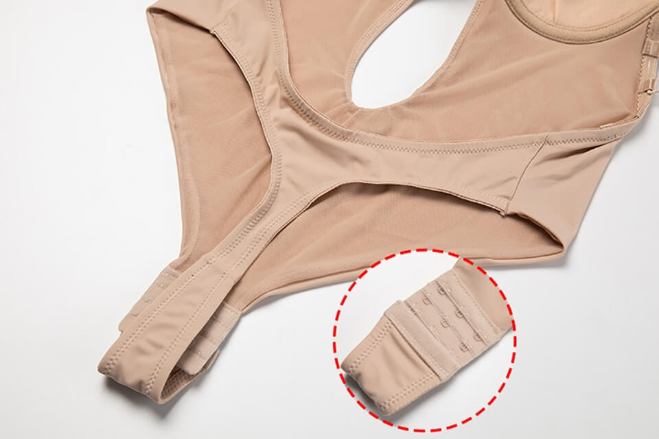 Glevato | Women's Deep V Backless Bodysuit