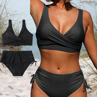 Glevato | damski bikini z wysokim stanem i wiązanym topem