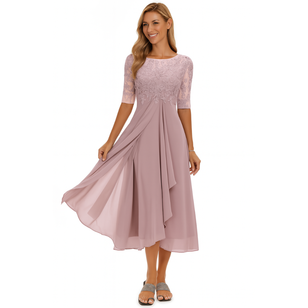 Glevato | Women's Lace Midi Dress