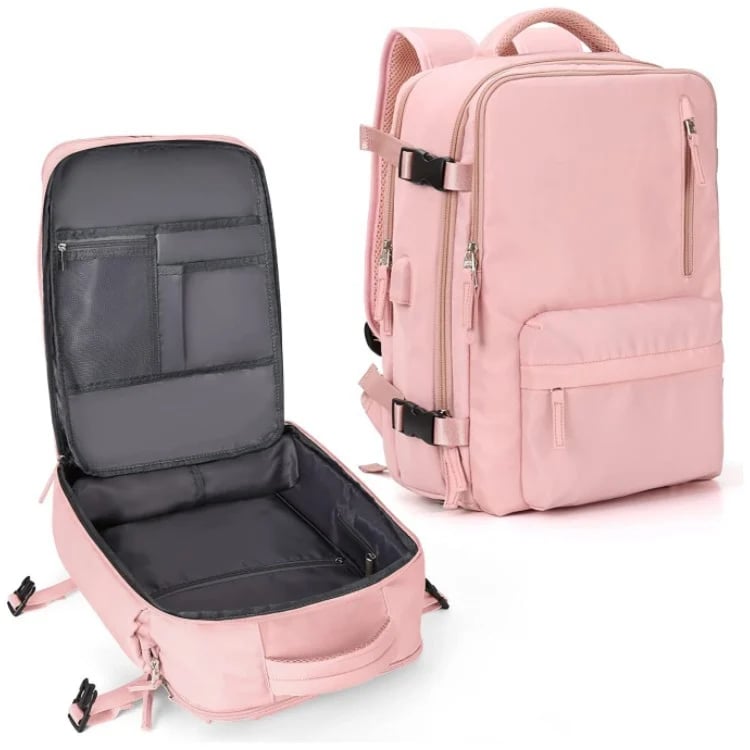 Glevato | Women's Large Travel Backpack – Waterproof Hiking Backpack | Anti-Theft