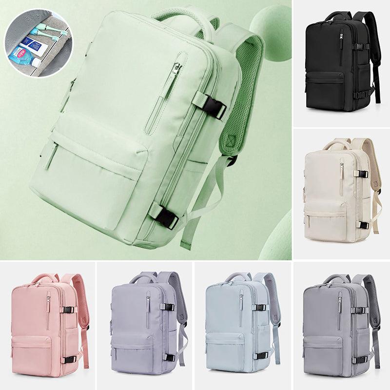 Glevato | Women's Large Waterproof Travel Backpack