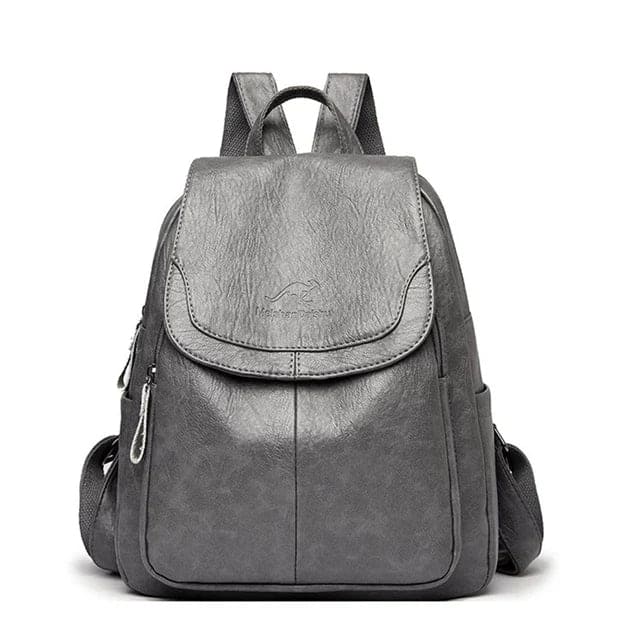 Glevato | Women's Leather Flap Backpack