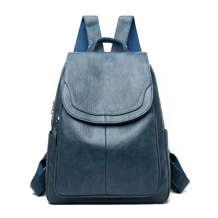 Glevato | Women's Leather Flap Backpack