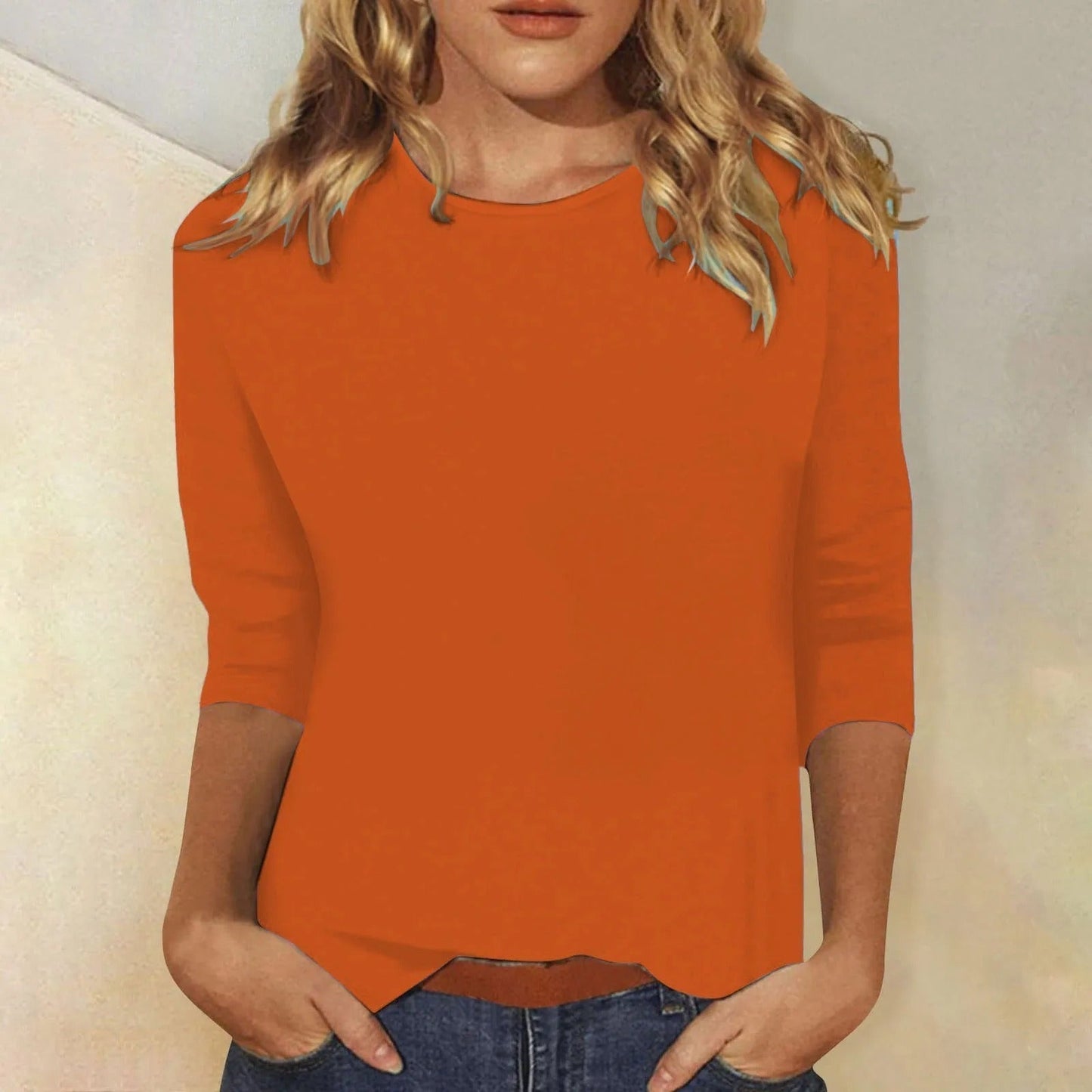 Glevato | Women's Long Sleeve Crew Neck Top