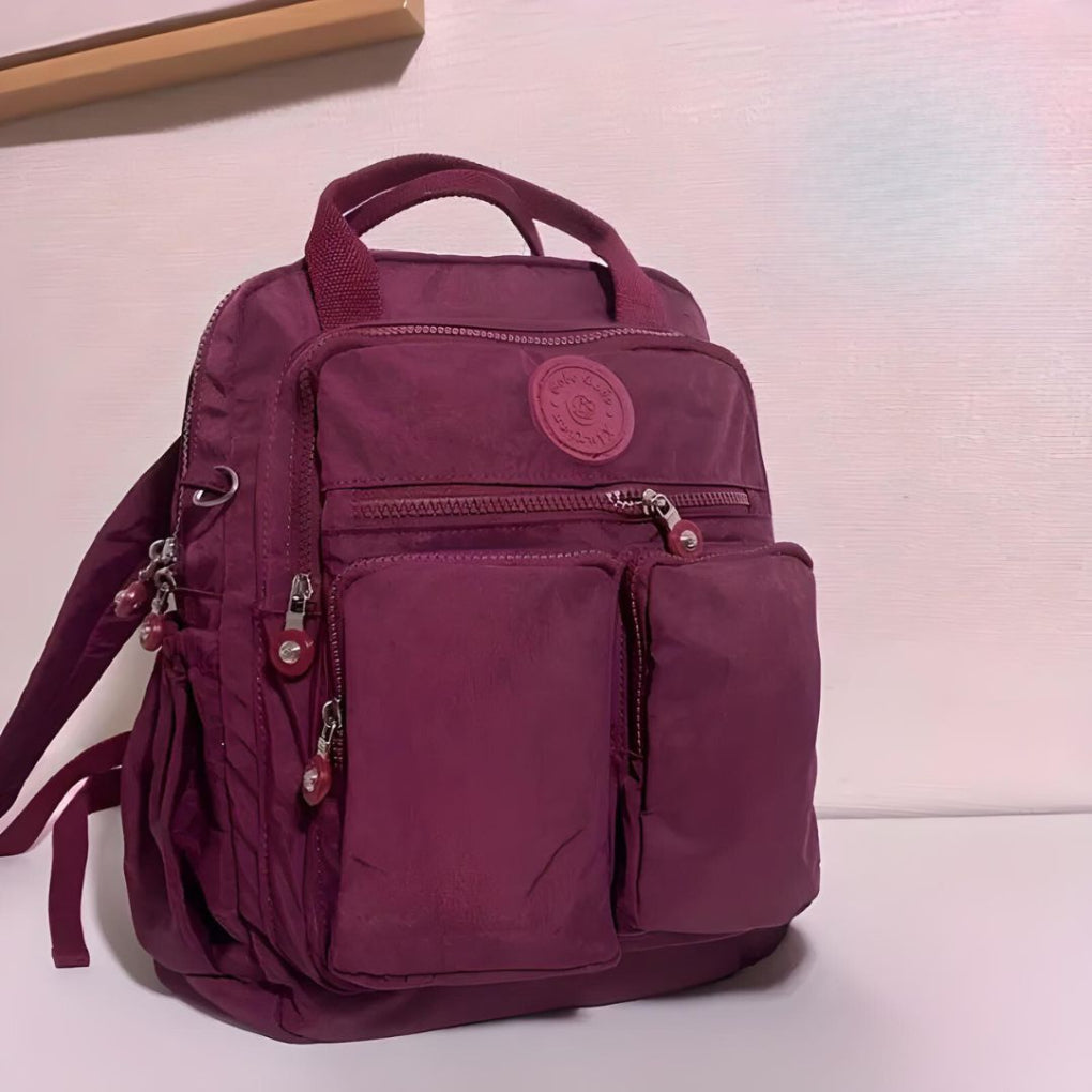 Glevato | Women's Multi-Pocket Backpack with Front Pockets