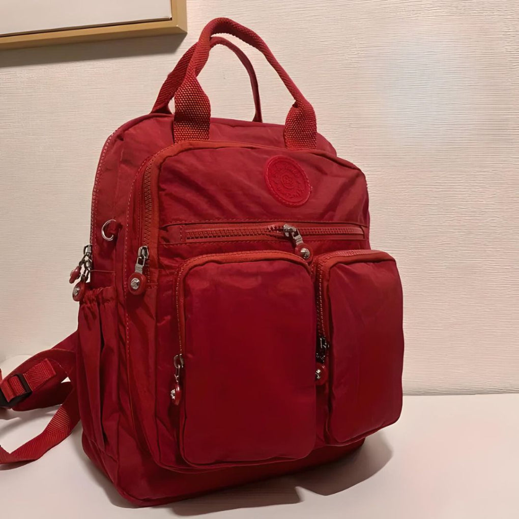 Glevato | Women's Multi-Pocket Backpack with Front Pockets