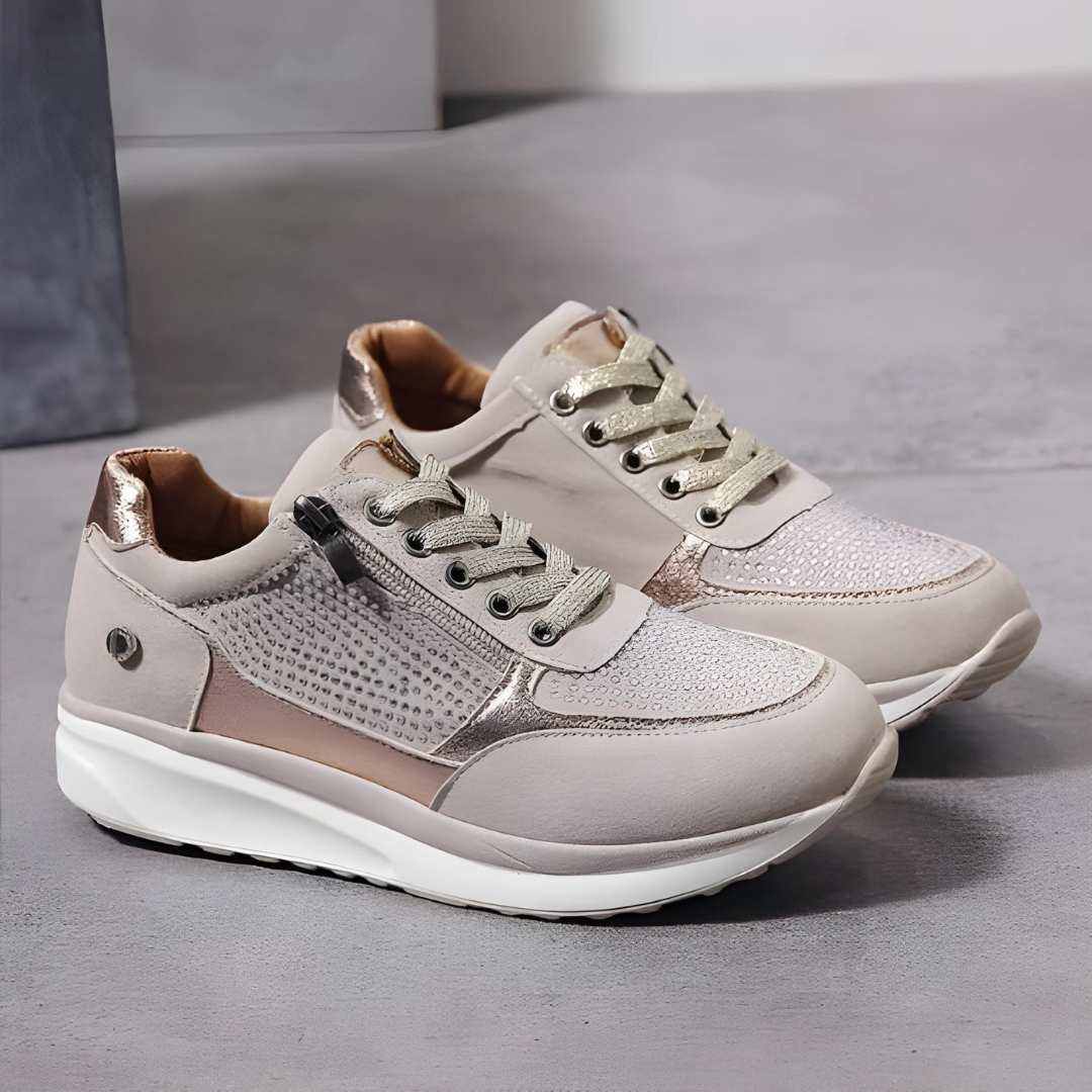 Glevato | Women's Orthopedic Sneakers with Side Zipper