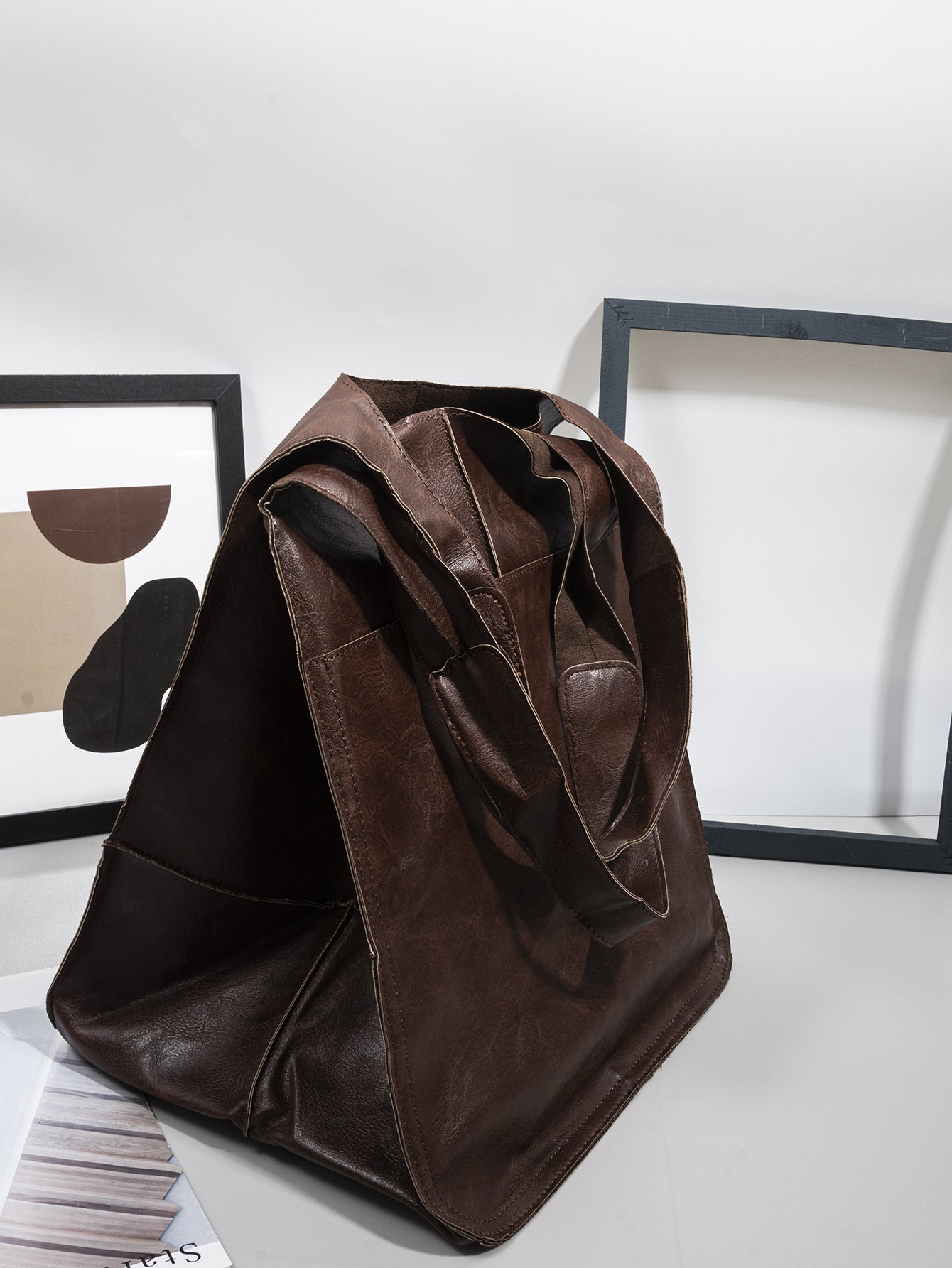 Glevato | Women's Oversized Tote Bag – Soft Hobo Design