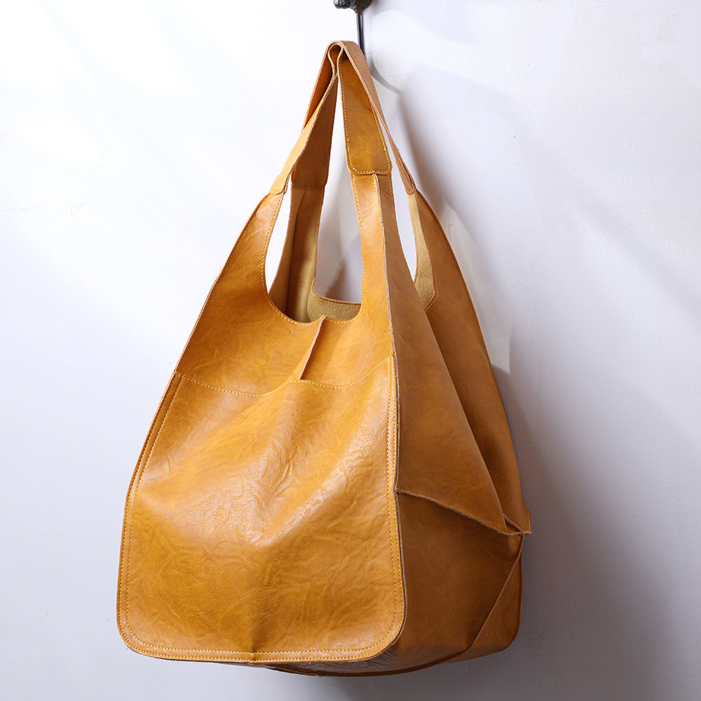 Glevato | Women's Oversized Tote Bag – Soft Hobo Design