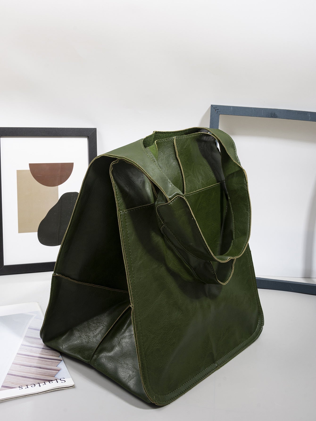 Glevato | Women's Oversized Tote Bag – Soft Hobo Design