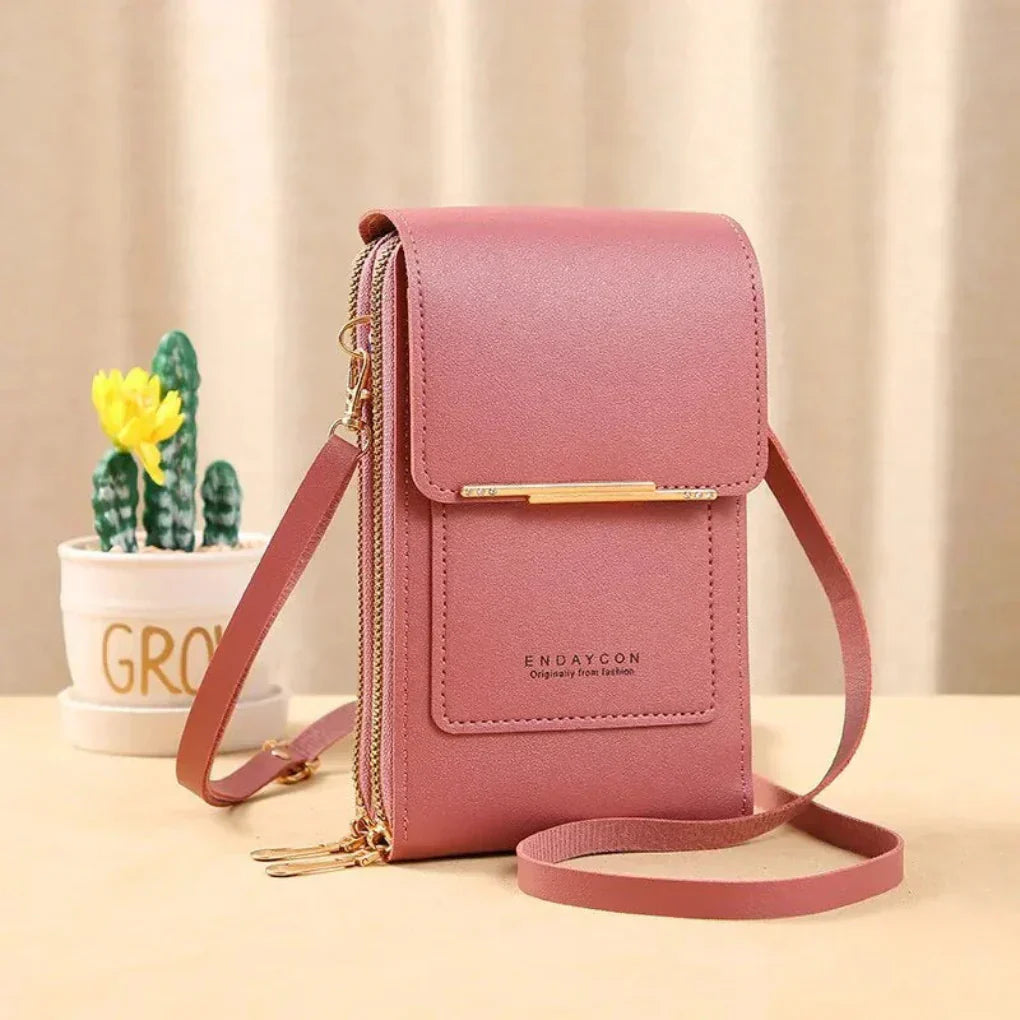 Glevato | Women's Phone Crossbody Bag with Touch Screen Pocket