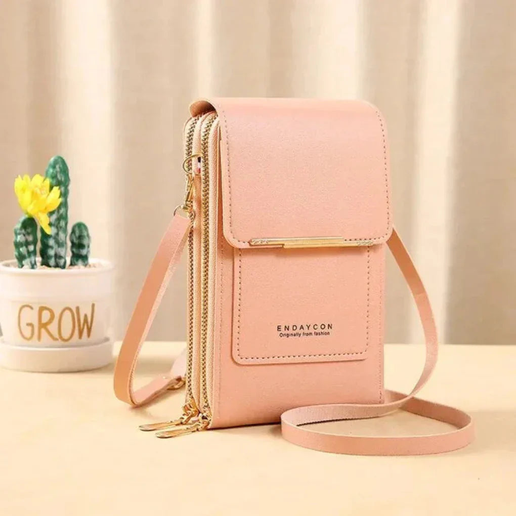 Glevato | Women's Phone Crossbody Bag with Touch Screen Pocket