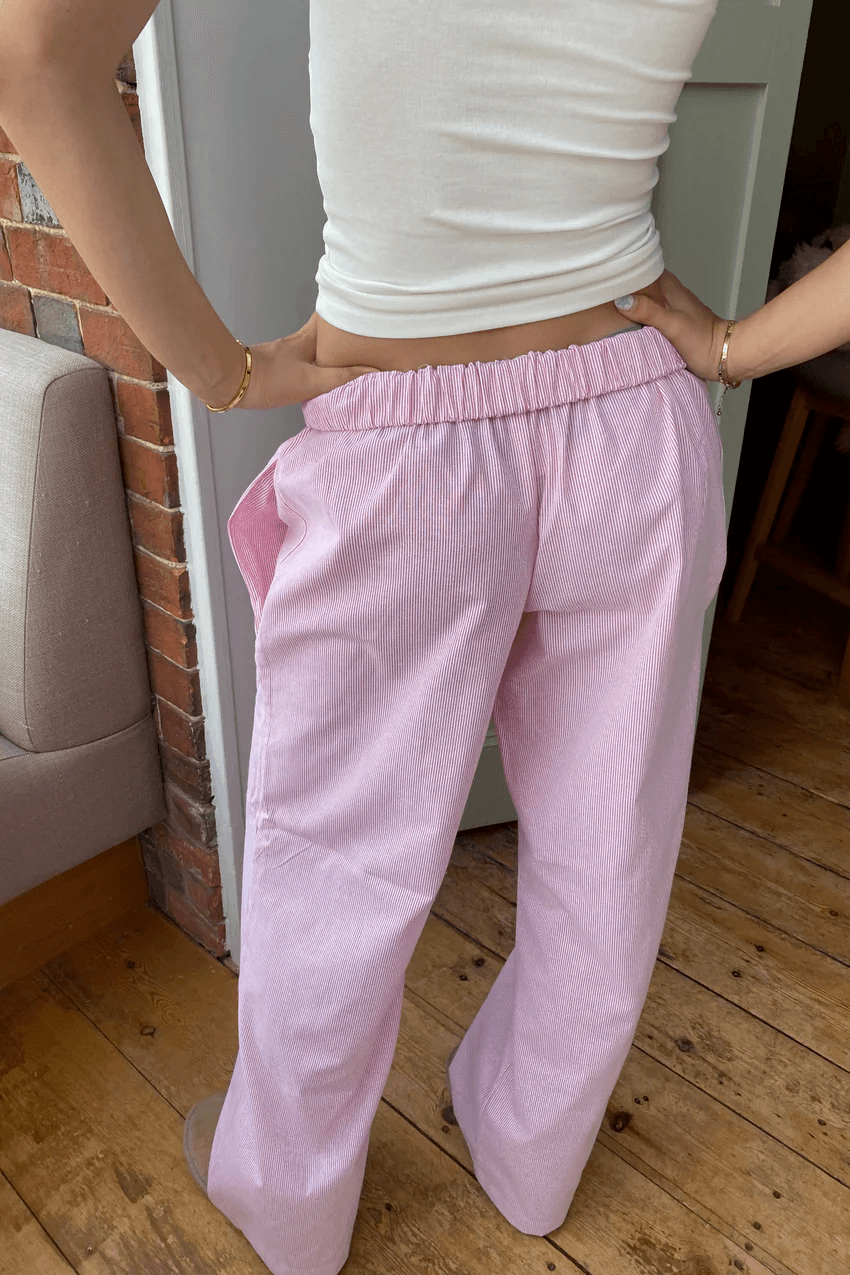 Glevato | Women's Pinstripe Lounge Pants