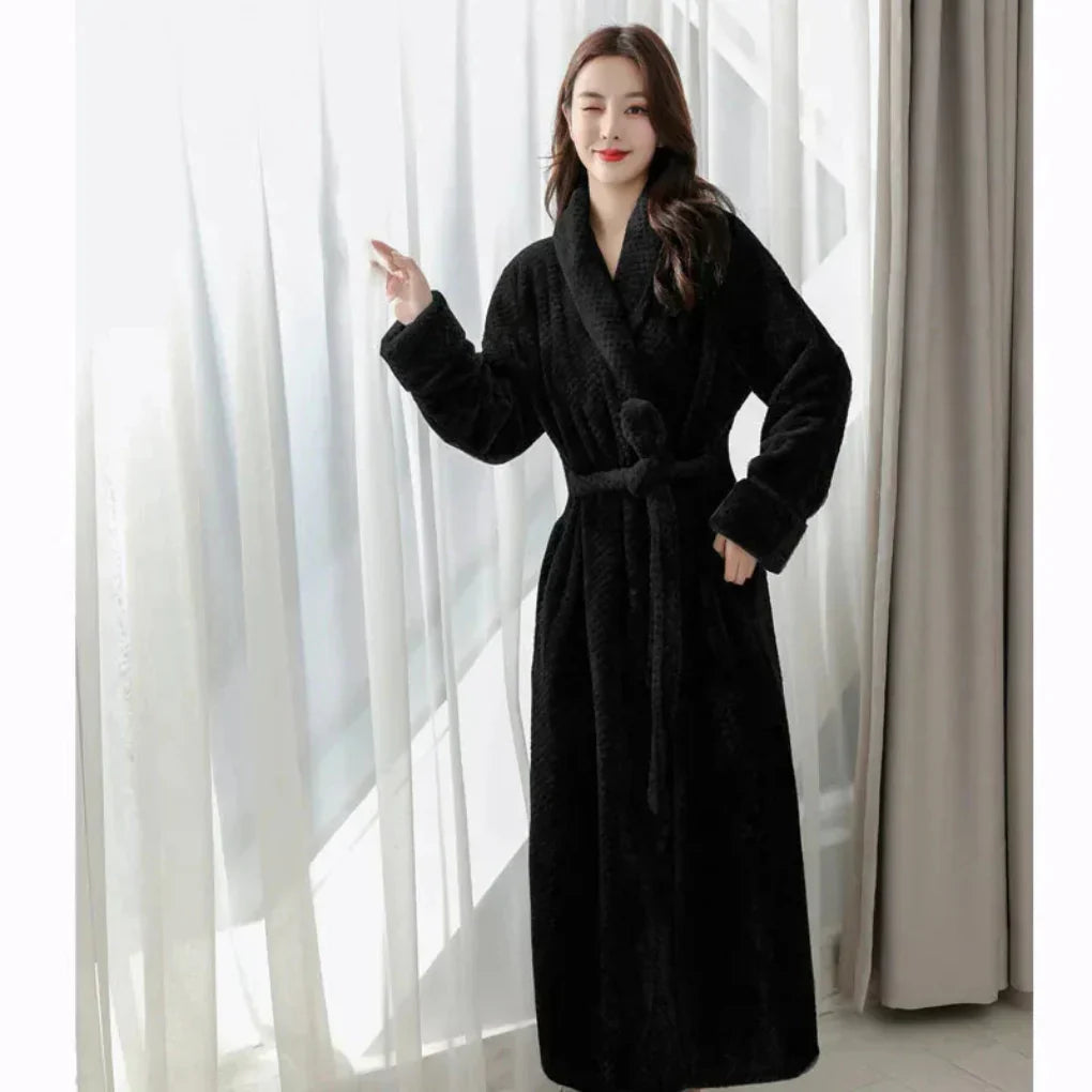Glevato | Women's Plush Hooded Robe