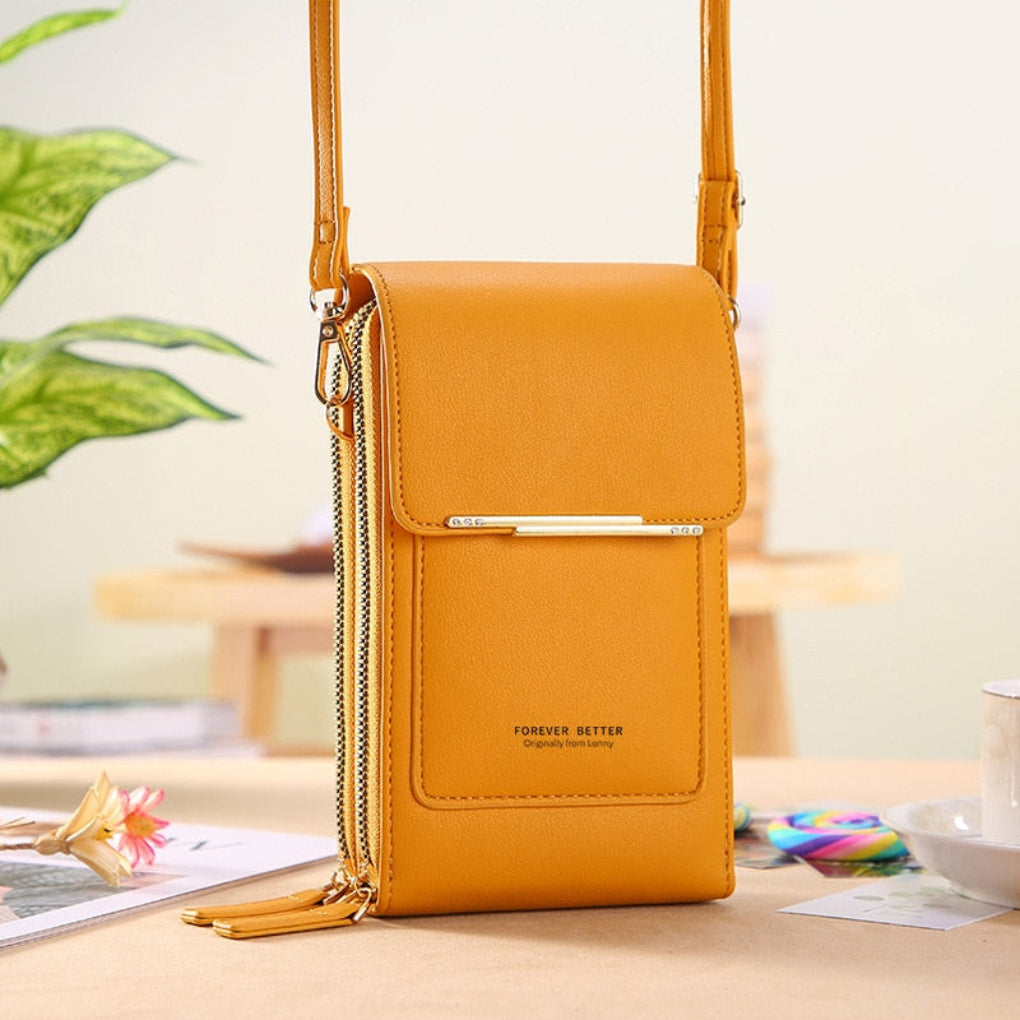 Glevato | Women's Shoulder Bag with Touchscreen Pocket
