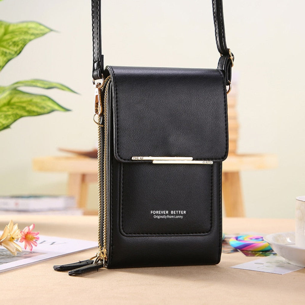 Glevato | Women's Shoulder Bag with Touchscreen Pocket