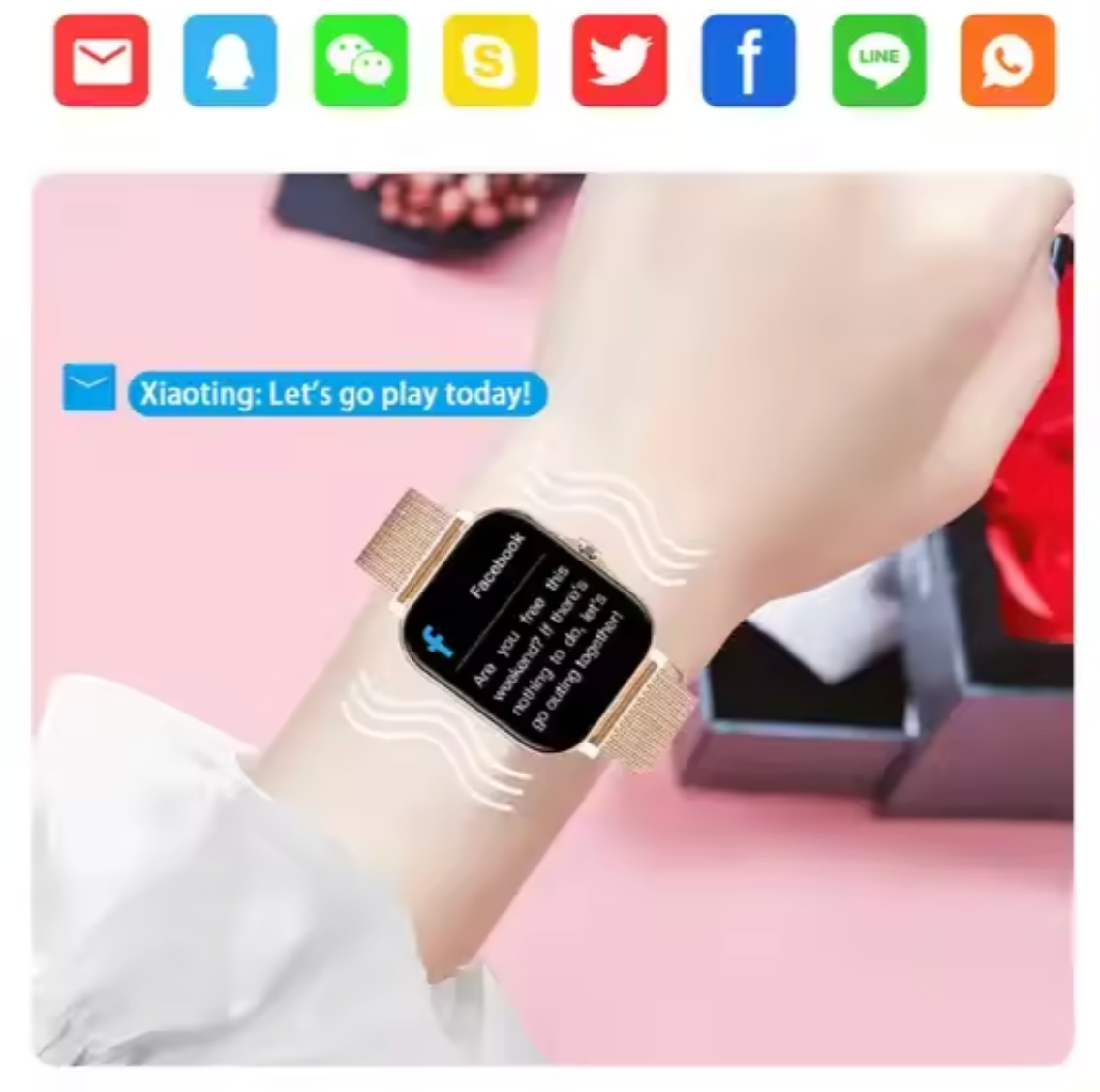 Glevato | Women's Smartwatch with Health Tracking
