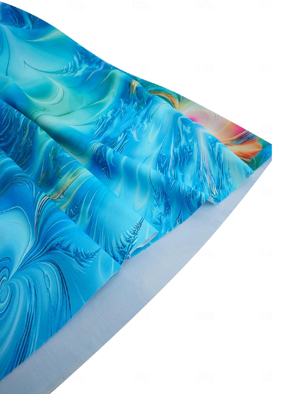 Glevato | Women's Tankini Swimwear Set Abstract Print