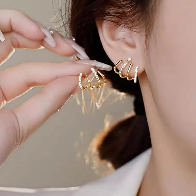 Glevato | Women’s Twist Earrings | Lightweight Statement Jewelry | Hypoallergenic Finish