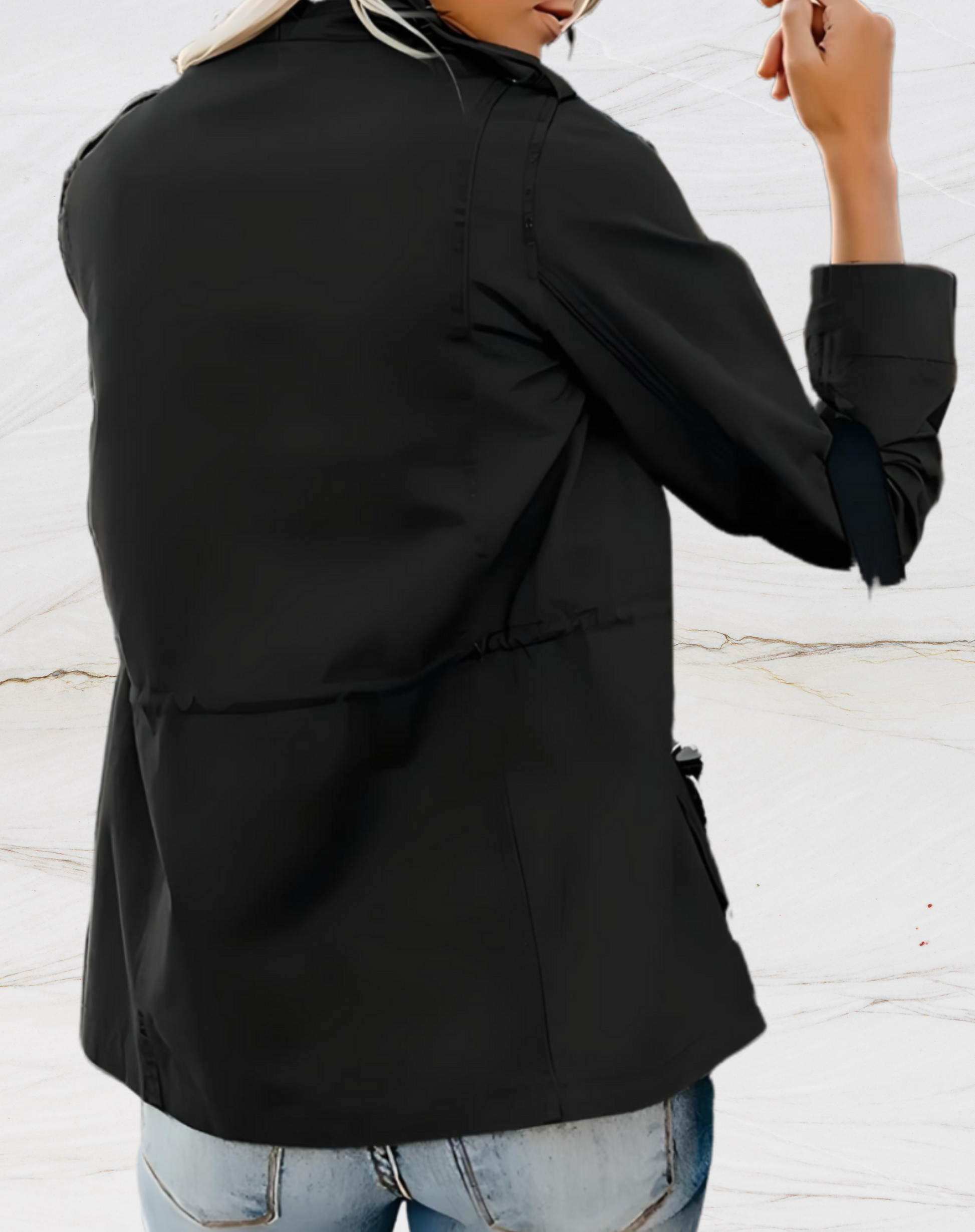 Glevato | Women's Utility Jacket with Multiple Pockets