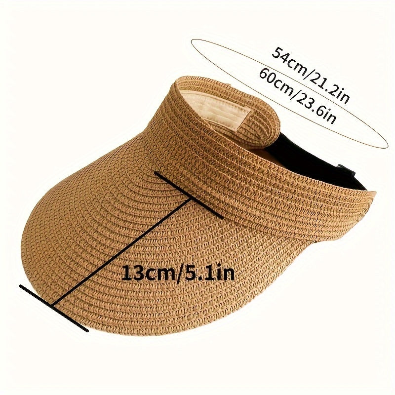 Glevato | Women's Wide Brim Sun Visor Hat