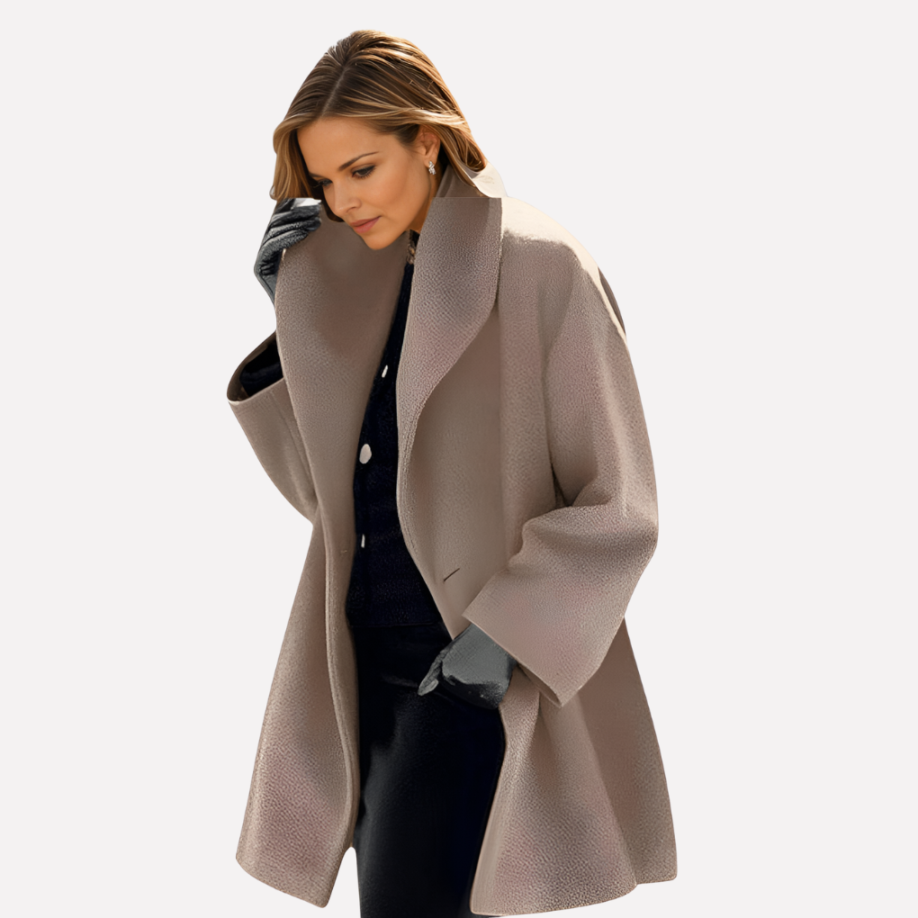 Glevato | Women's Wide Collar Coat