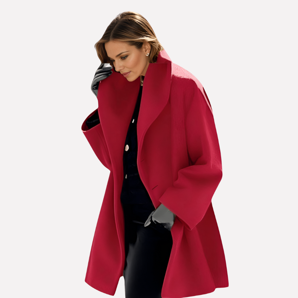 Glevato | Women's Wide Collar Coat