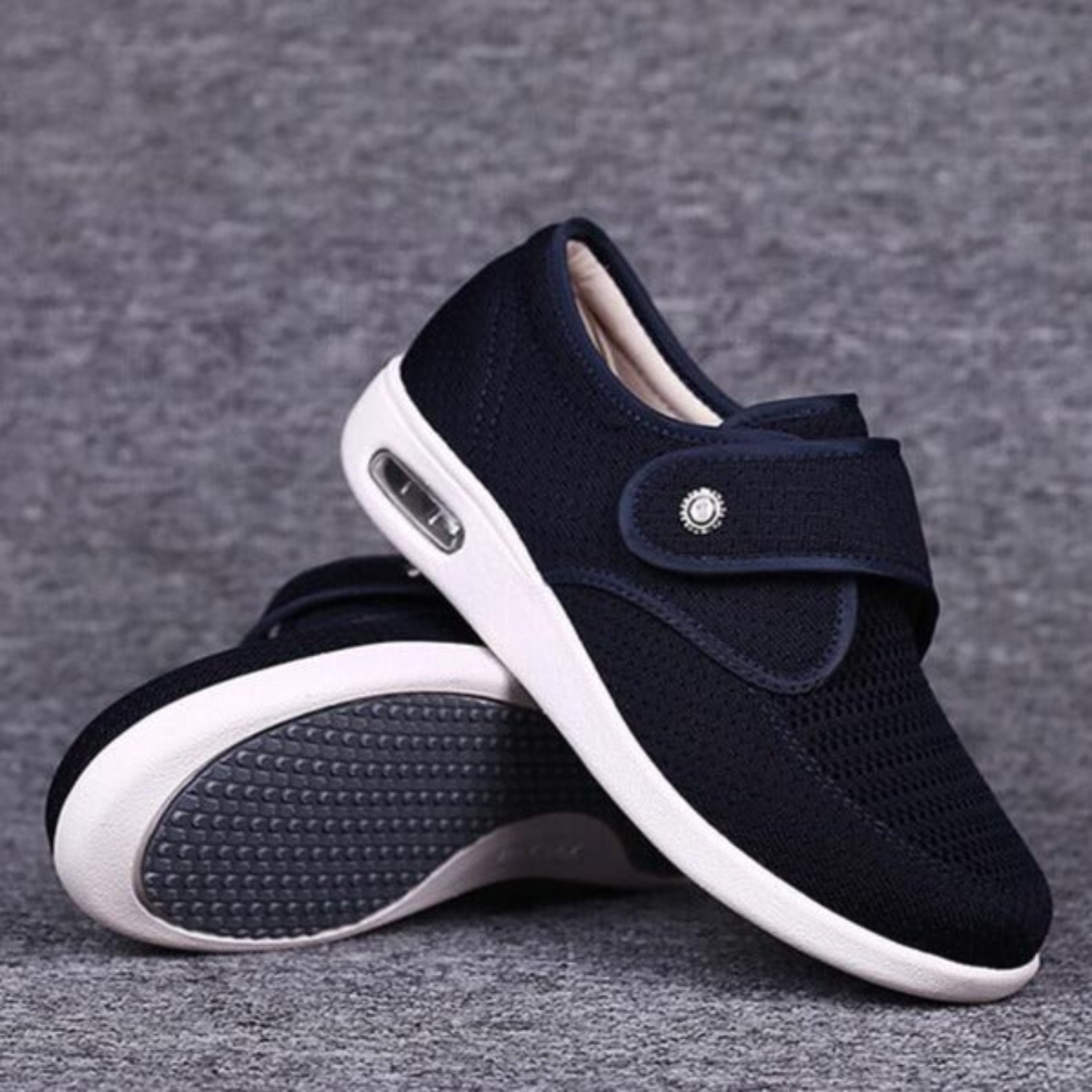 Glevato | Women's Wide Diabetic Comfort Shoes with Hook-and-Loop