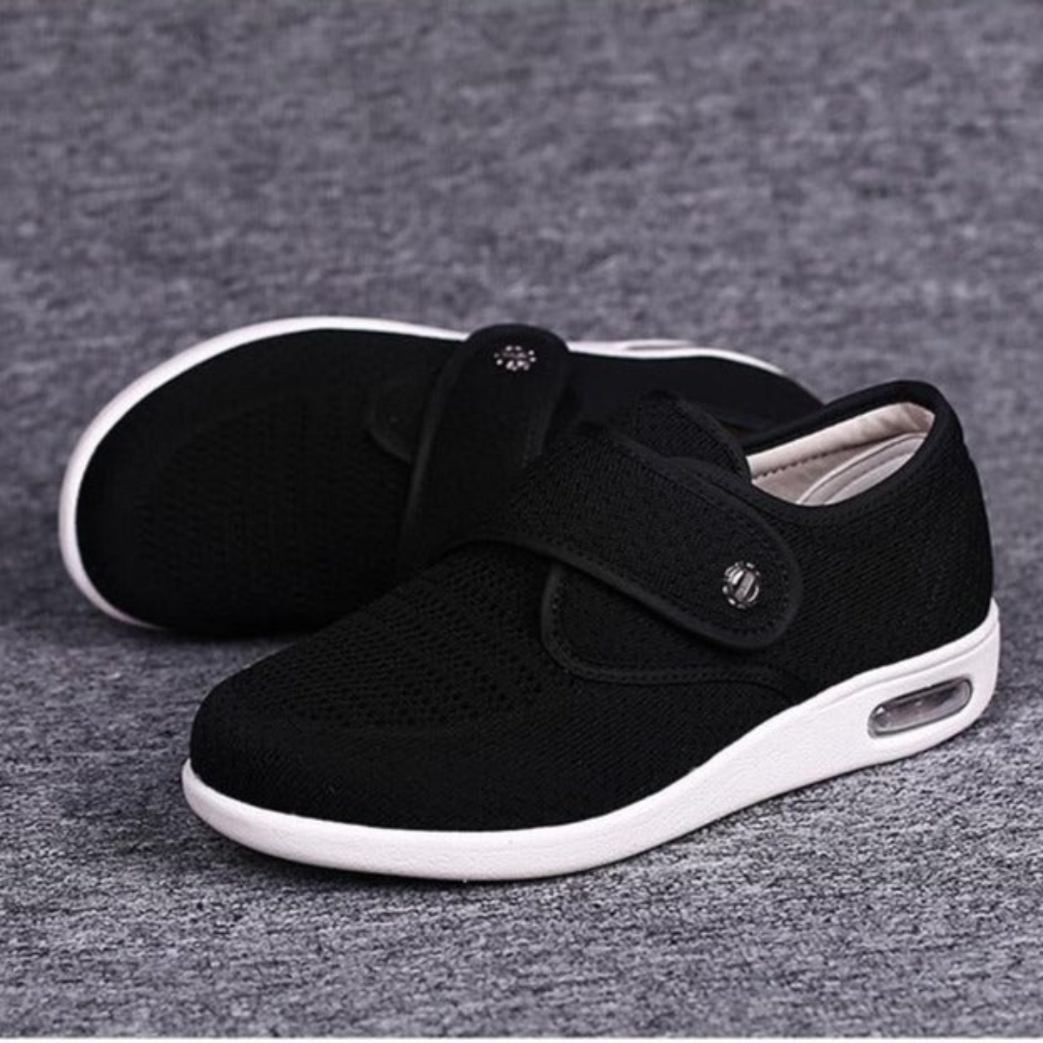 Glevato | Women's Wide Diabetic Comfort Shoes with Hook-and-Loop