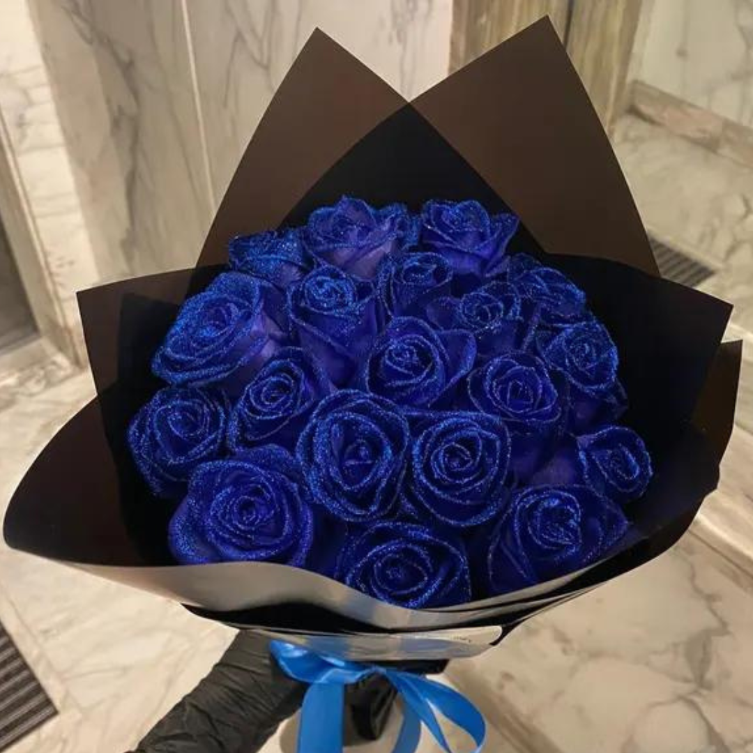 Glittering Roses in Eternal Bloom